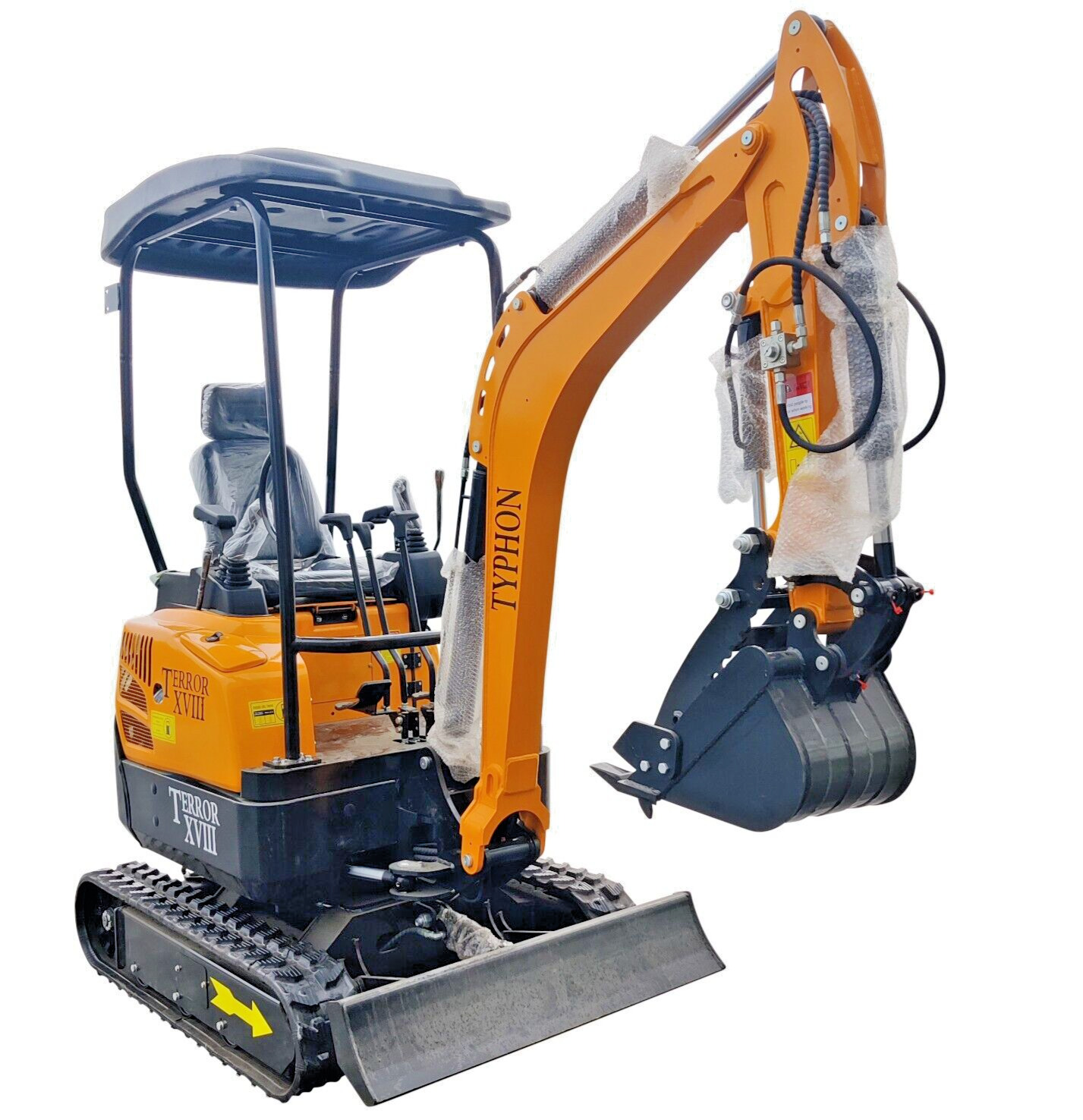 FREE SHIPPING 4,000 lbs Terror XVIII Mini Excavator, EPA Certified KUBOTA Diesel