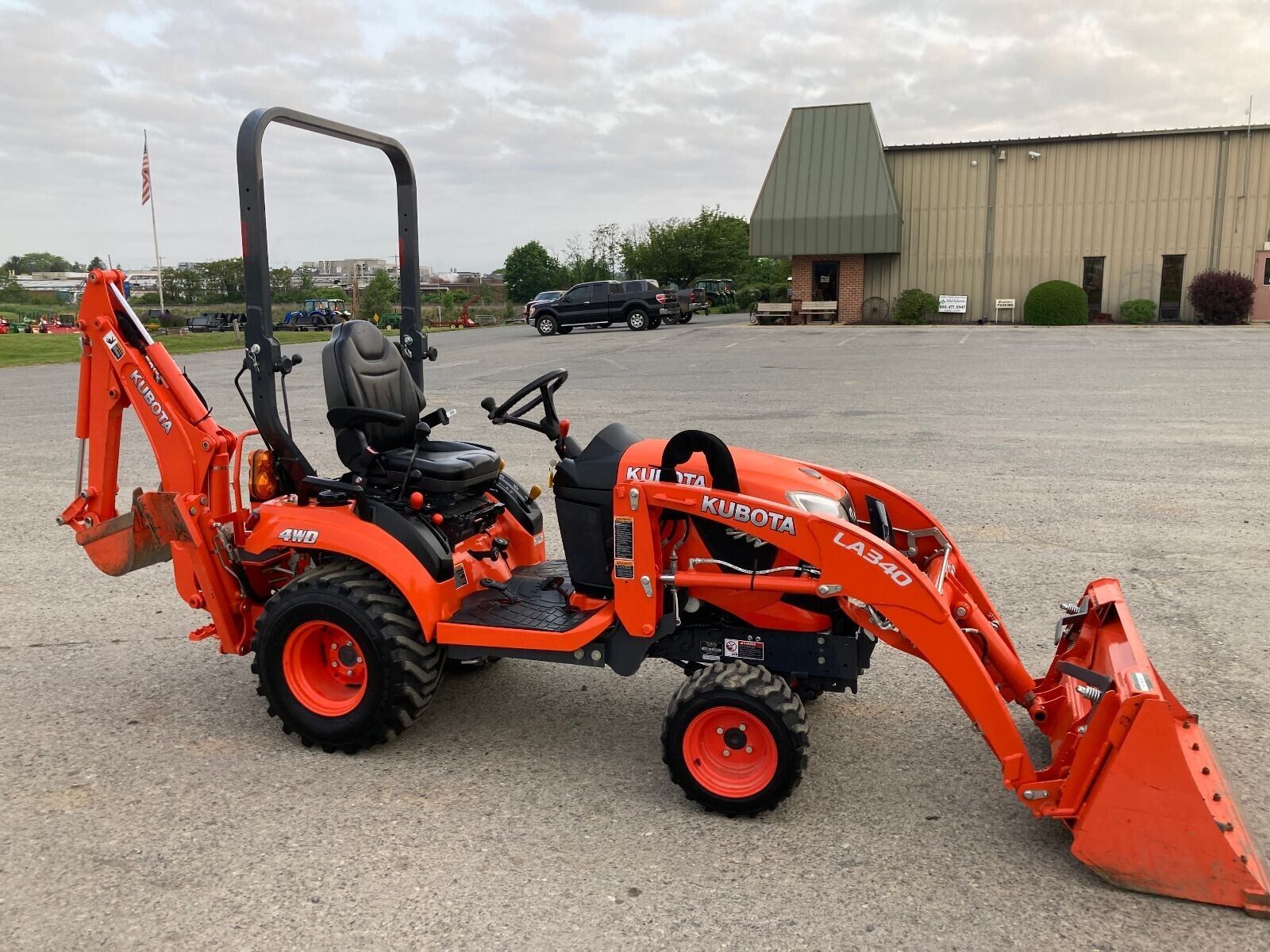 2019 Kubota BX23S Tractor Loader Backhoe, 315 Hours, 3 point Hitch, 4×4 Hydrosta