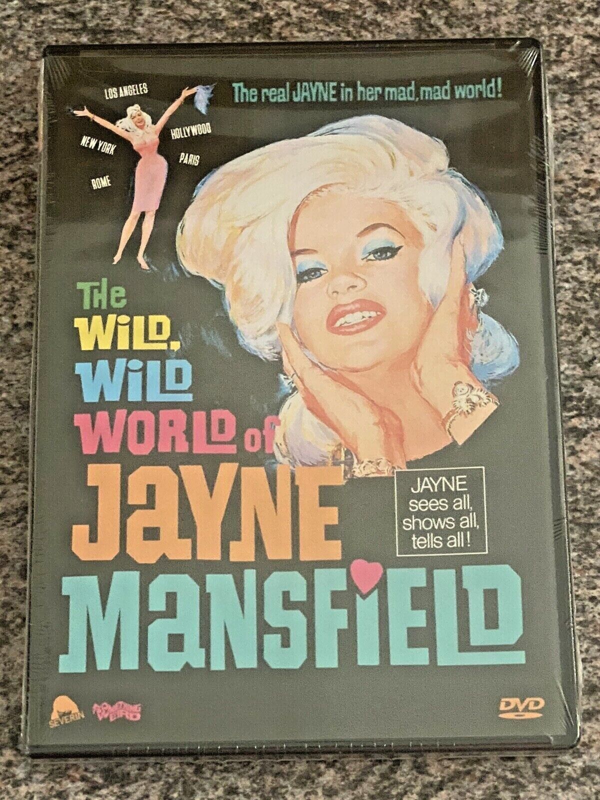 The Wild, Wild World of Jayne Mansfield (DVD, Severin, 1968 Exploitation) NEW