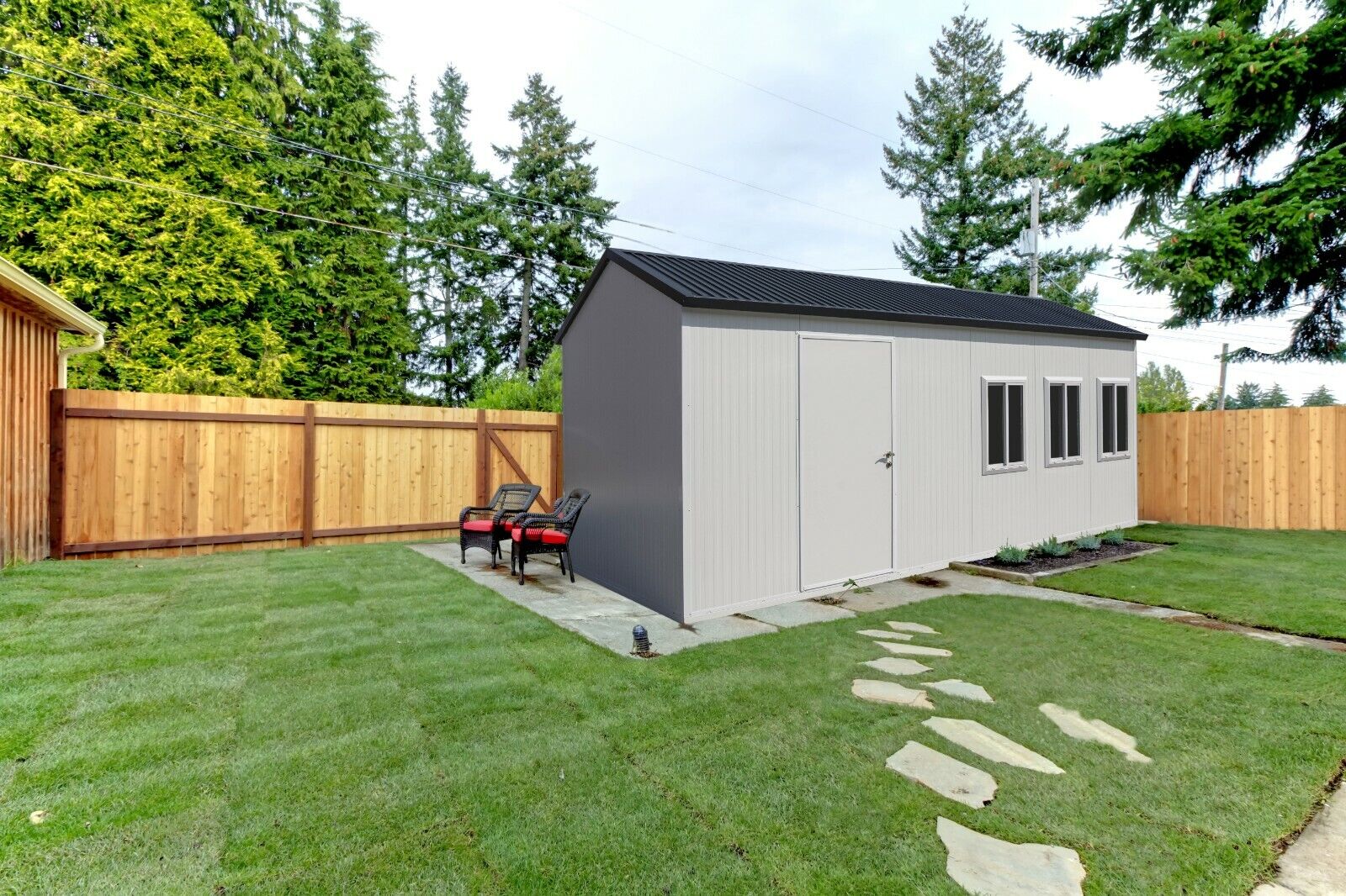 BOSS Gable Roof Tiny House/Insulated Building 8.5′ x 20′