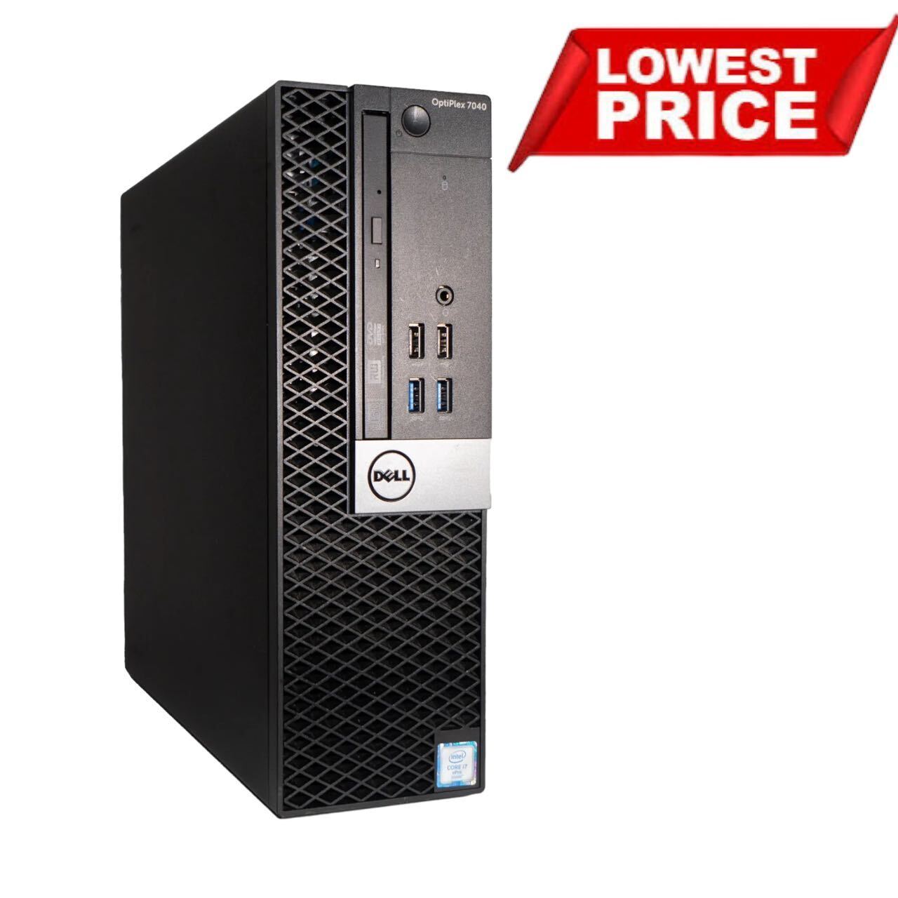 Dell Desktop Computer PC SFF up to 16GB RAM 1TB Hard Drive Win10/11 WiFi BT