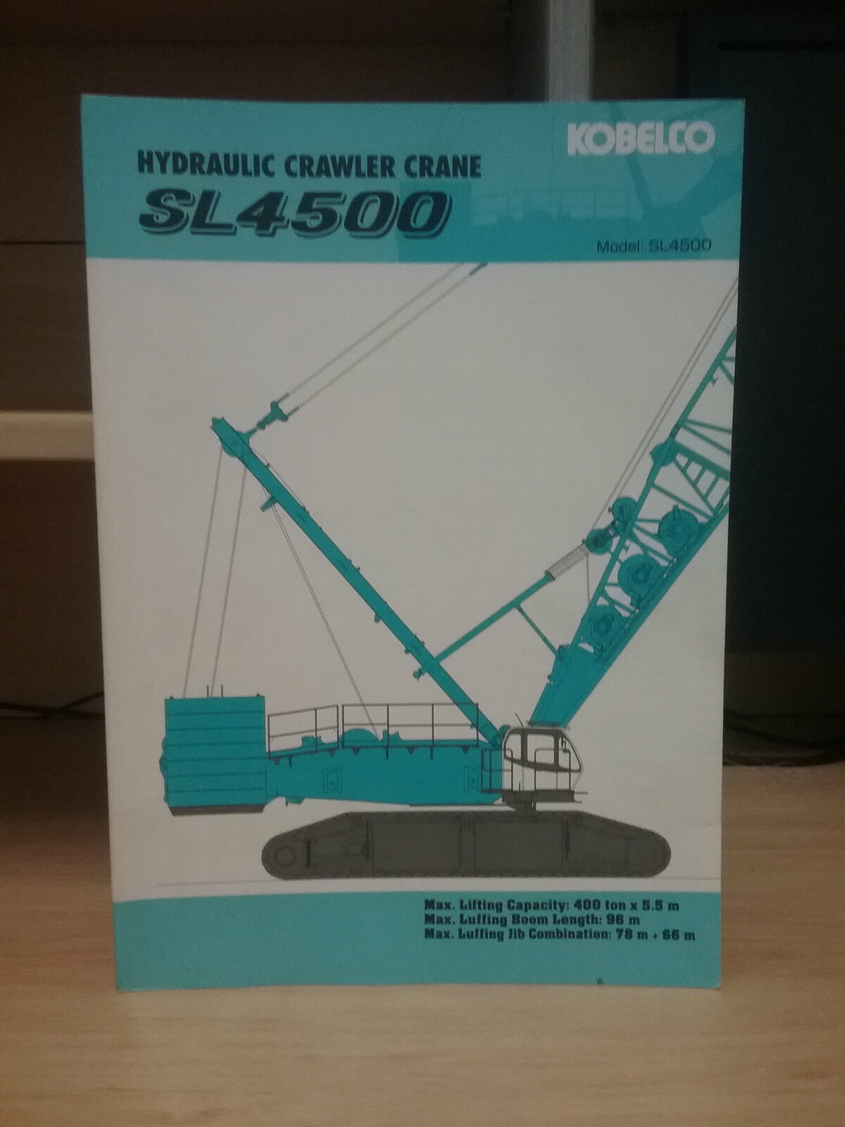 Kobelco Hydraulic Crawler Crane SL4500 Information Book