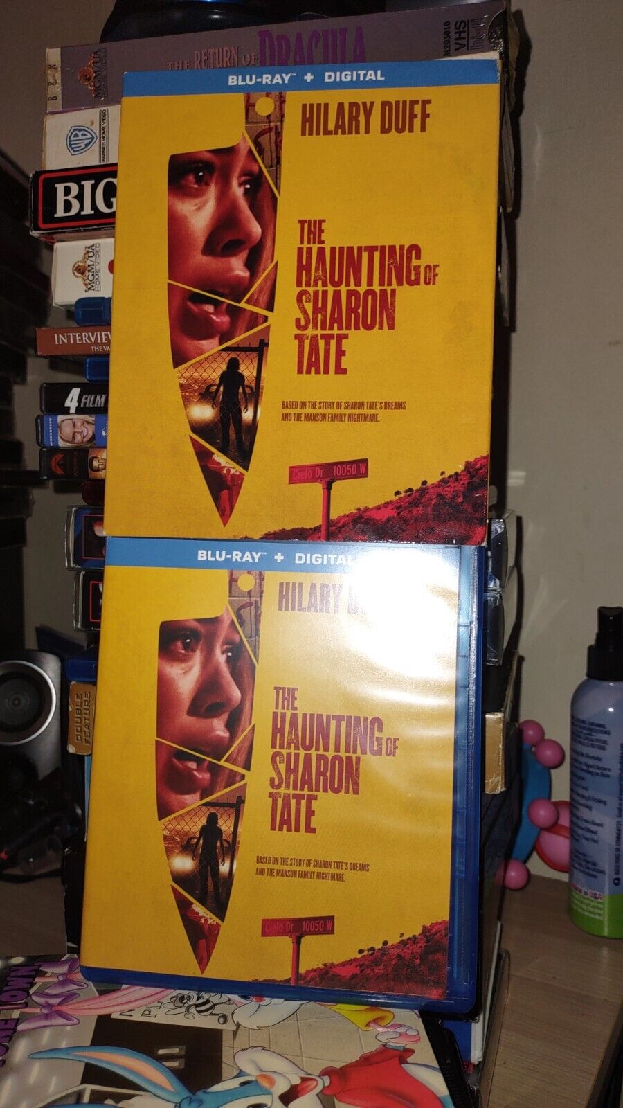 The Haunting Of Sharon Tate (Blu-ray) with SLIPCOVER Hilary Duff Horror Thriller