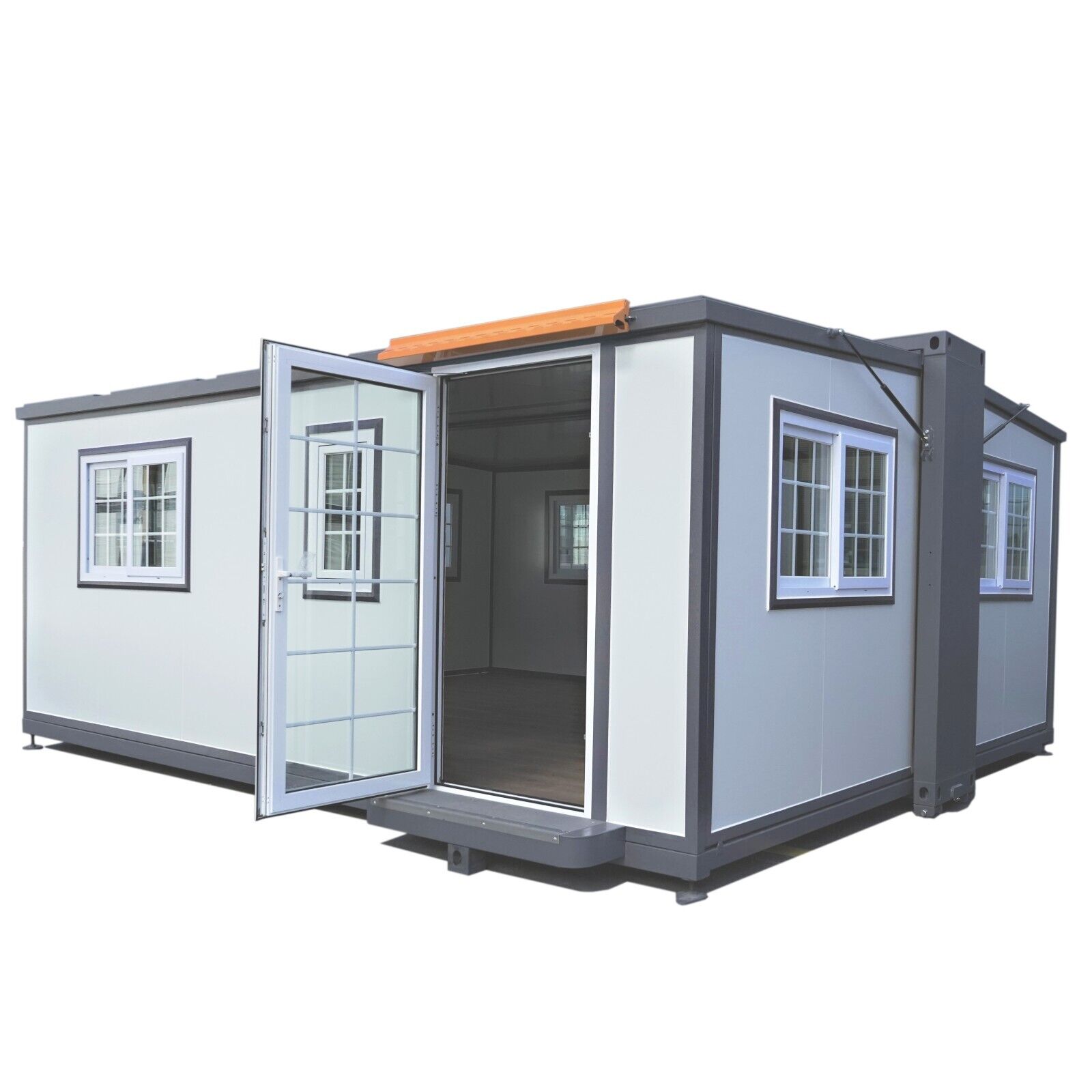 Modern Luxury 17ftX20ft Mobile Expandable Prefab Container House Tiny Home