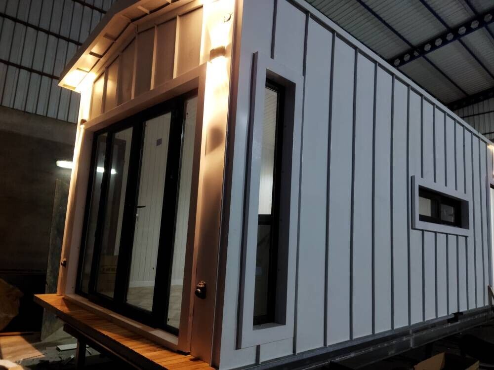 Tiny house for sale stacaravan 400 sqft  chalet tiny home affordable price 37m2