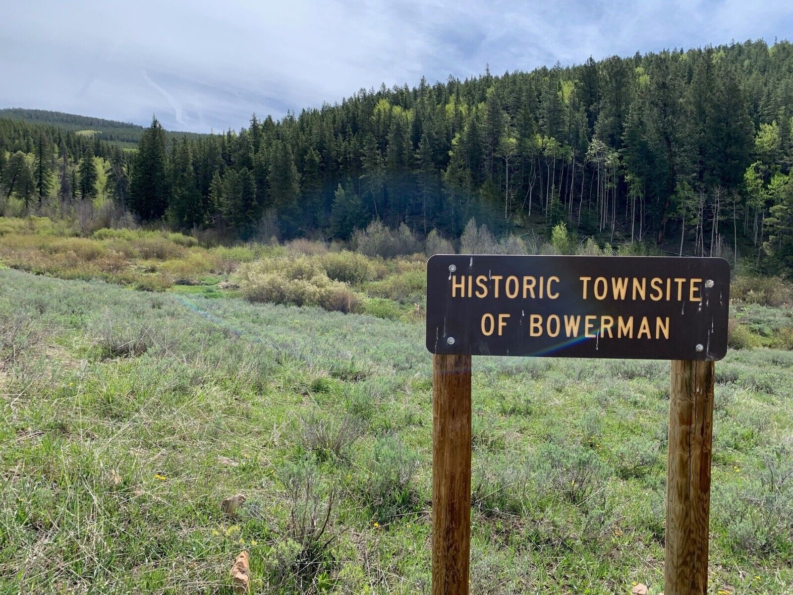 Ghost Town of Bowerman, Colorado, 10.3 Acres, 2 Gold Mines and Hot Springs Creek