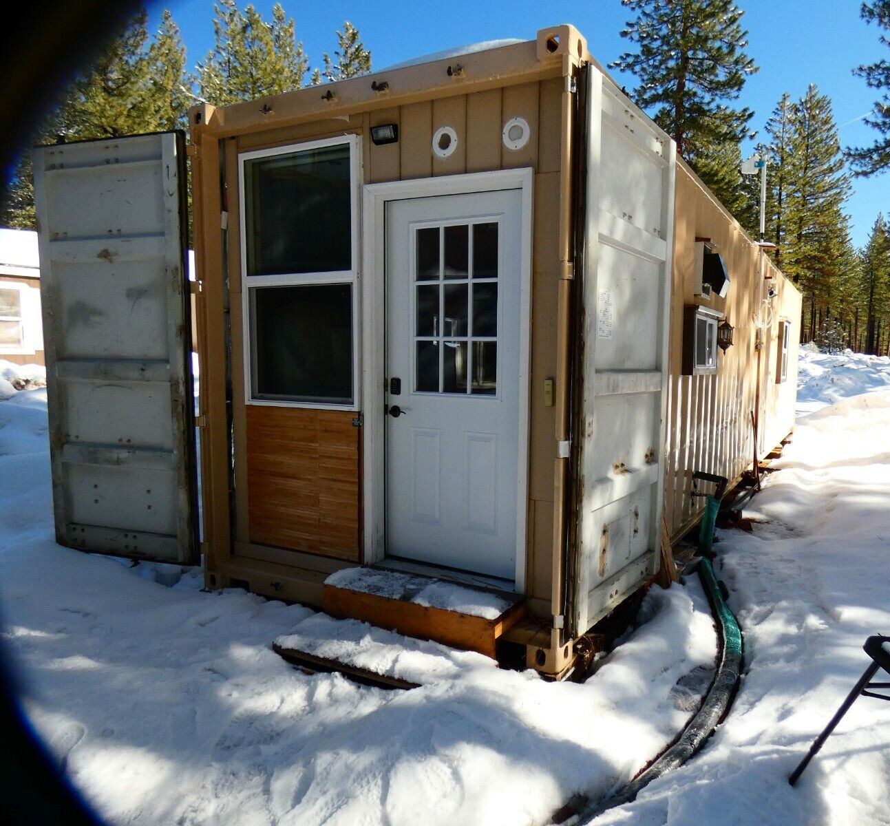 Tiny house trailer Hypoallergenic Container Home -Alpine – High desert ADU