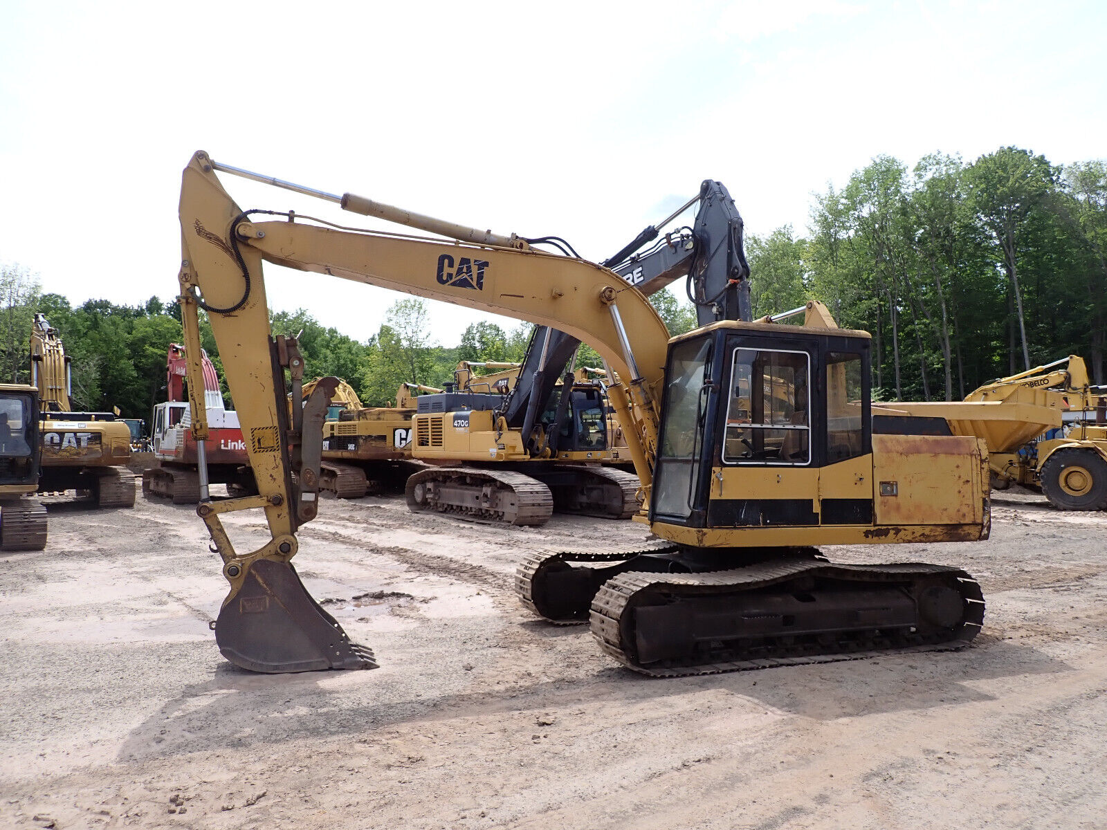 1992 Caterpillar E120B Hydraulic Excavator LOW HOURS! 3064T Diesel Thumb CAT