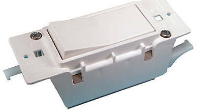 White Single Mobile Home Electrical Switch