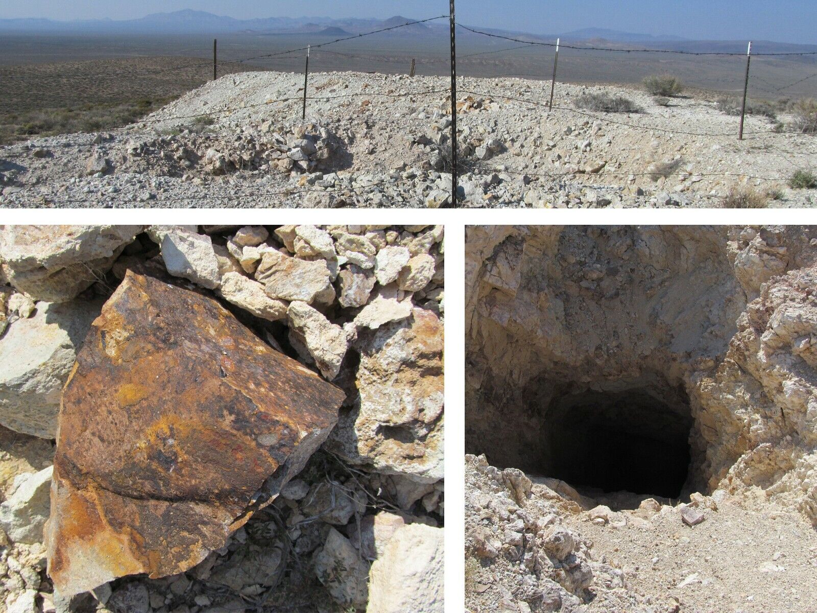 Nevada Gold Silver Gem Mine Lode Mining Claim Shaft Au Ag Beatty NV