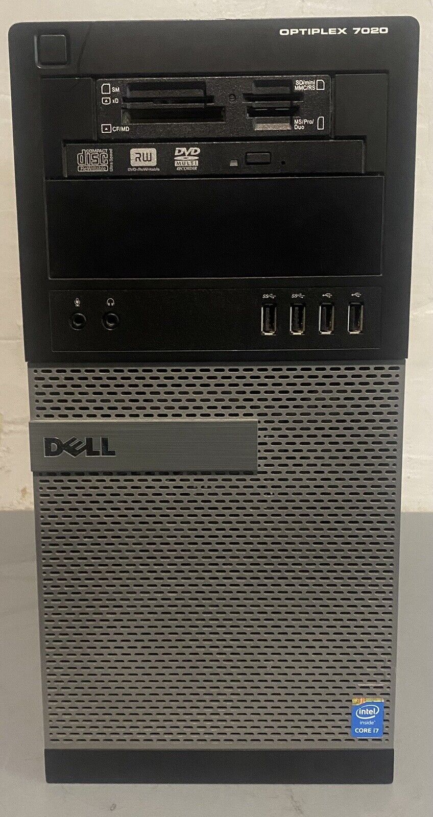 Dell Optiplex 7020 Mt, i7-4790 @ 3.60GHz, 16GB Ram 500GB HDD – **READ**