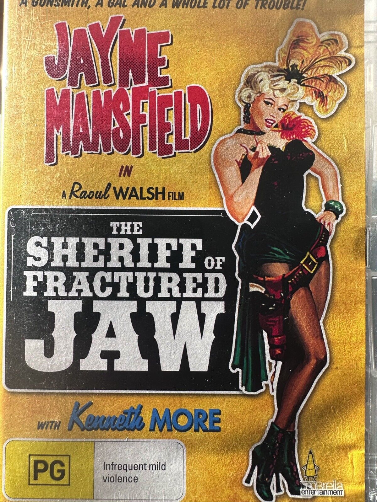 THE SHERIFF OF FRACTURED JAW DVD 1958 Jayne Mansfield AS NEW!