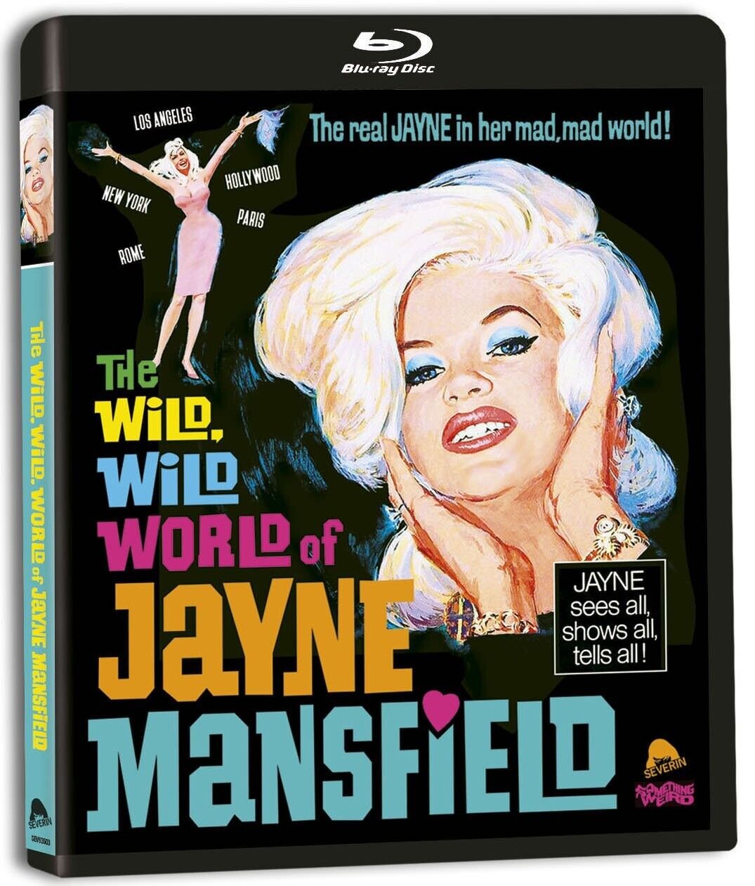 The Wild Wild World of Jayne Mansfield Blu-ray Documentary Comedy Travel