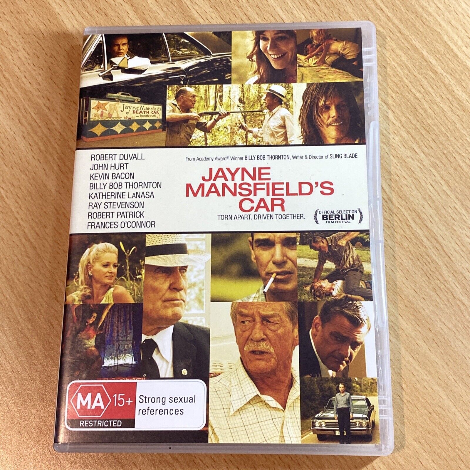 Jayne Mansfield’s Car DVD, Robert Duvall, Kevin Bacon, Billy Bob Thornton, Reg 4