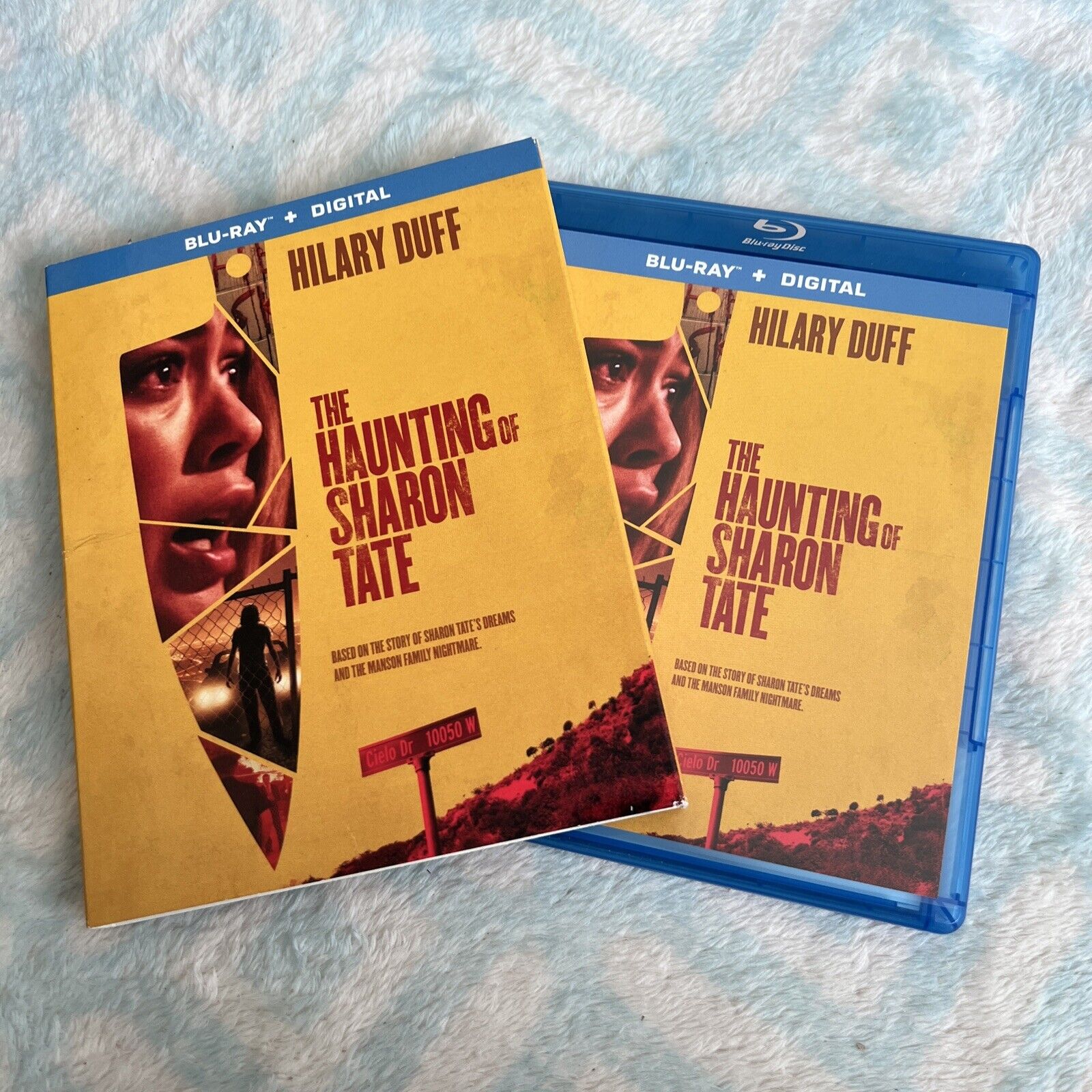 The Haunting Of Sharon Tate (Blu-ray) with RARE OOP SLIPCOVER* Hilary Duff !
