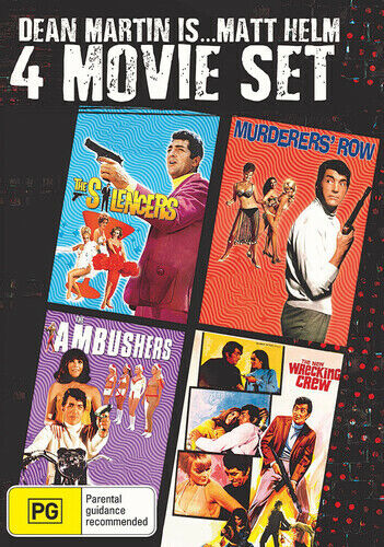 Dean Martin Is…Matt Helm: 4 Movie Set [New DVD] Australia – Import, NTSC Reg
