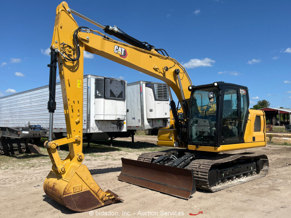 2020 Caterpillar 313GC Hydraulic Excavator Trackhoe Blade Cab A/C CAT bidadoo