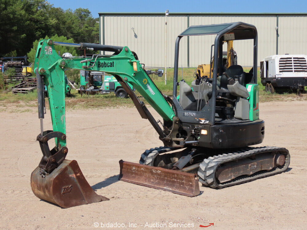 2016 Bobcat E26 Mini Excavator Crawler Backhoe Aux Hyd Bucket Kubota bidadoo