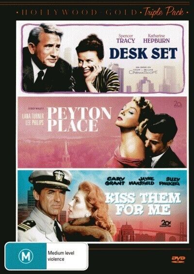Desk Set / Kiss Them for Me / Peyton Place DVD | Region 4