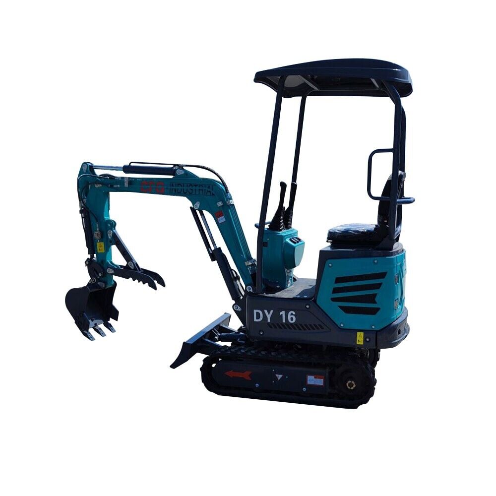 CFG DY16 Mini Excavator Kubota Diesel Engine EPA Certified Mechanical Thumb Clip