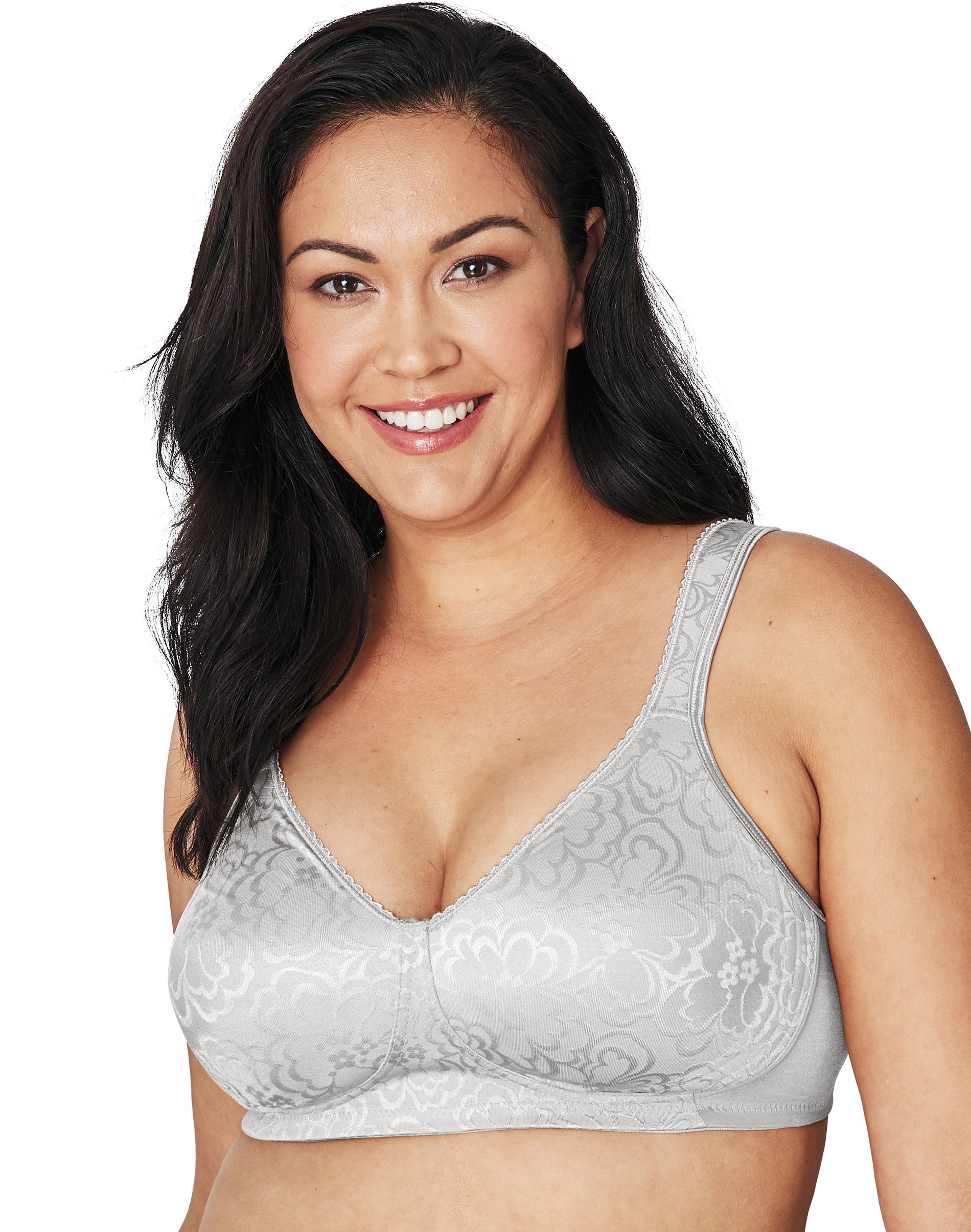 Playtex 18 Hour Ultimate Lift & Support Wireless Bra Crystal Grey 36C Women’s