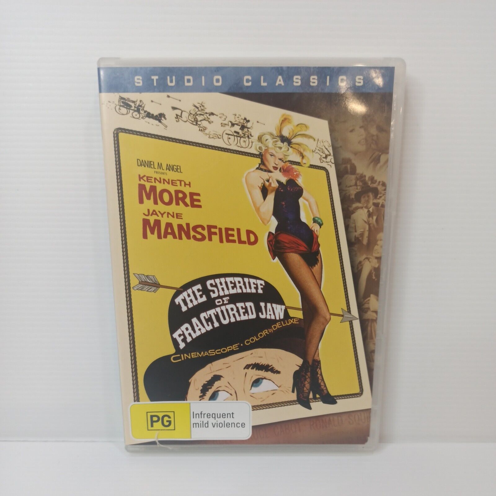 The Sheriff Of Fractured Jaw Studio Classics Western (DVD) R4. VGC, Free Postage