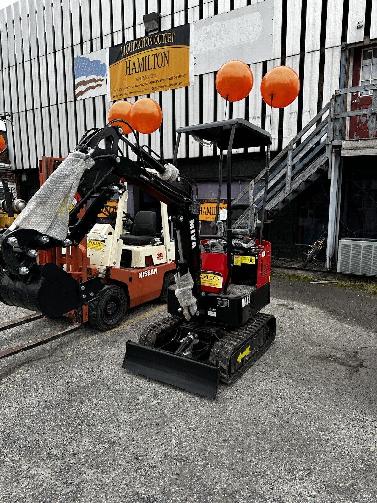 2023 MIVA VA13 Excavator. BRAND NEW, 0 metered hours.