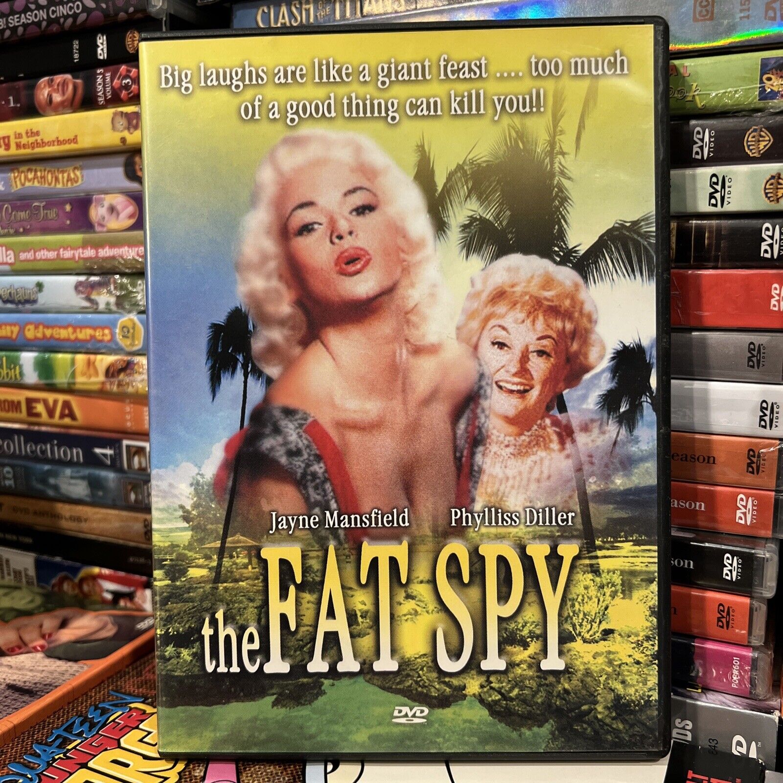 The Fat Spy 1966 DVD Jayne Mansfield Phyllis Diller Linda Harrison Sexy Comedy