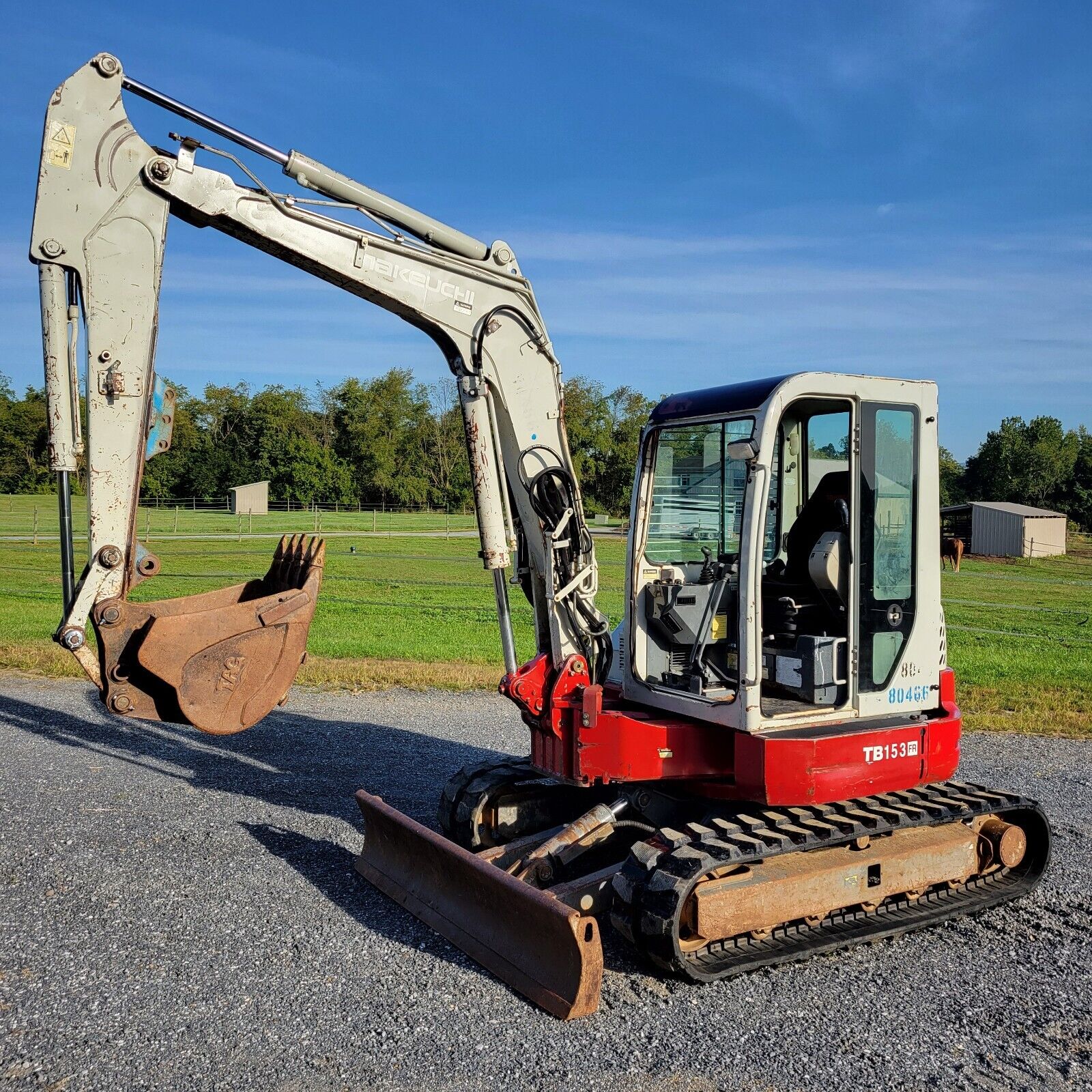 TAKEUCHI TB153FR Excavator 38 HR 12681LBS Yanmar Powered Fully Serviced