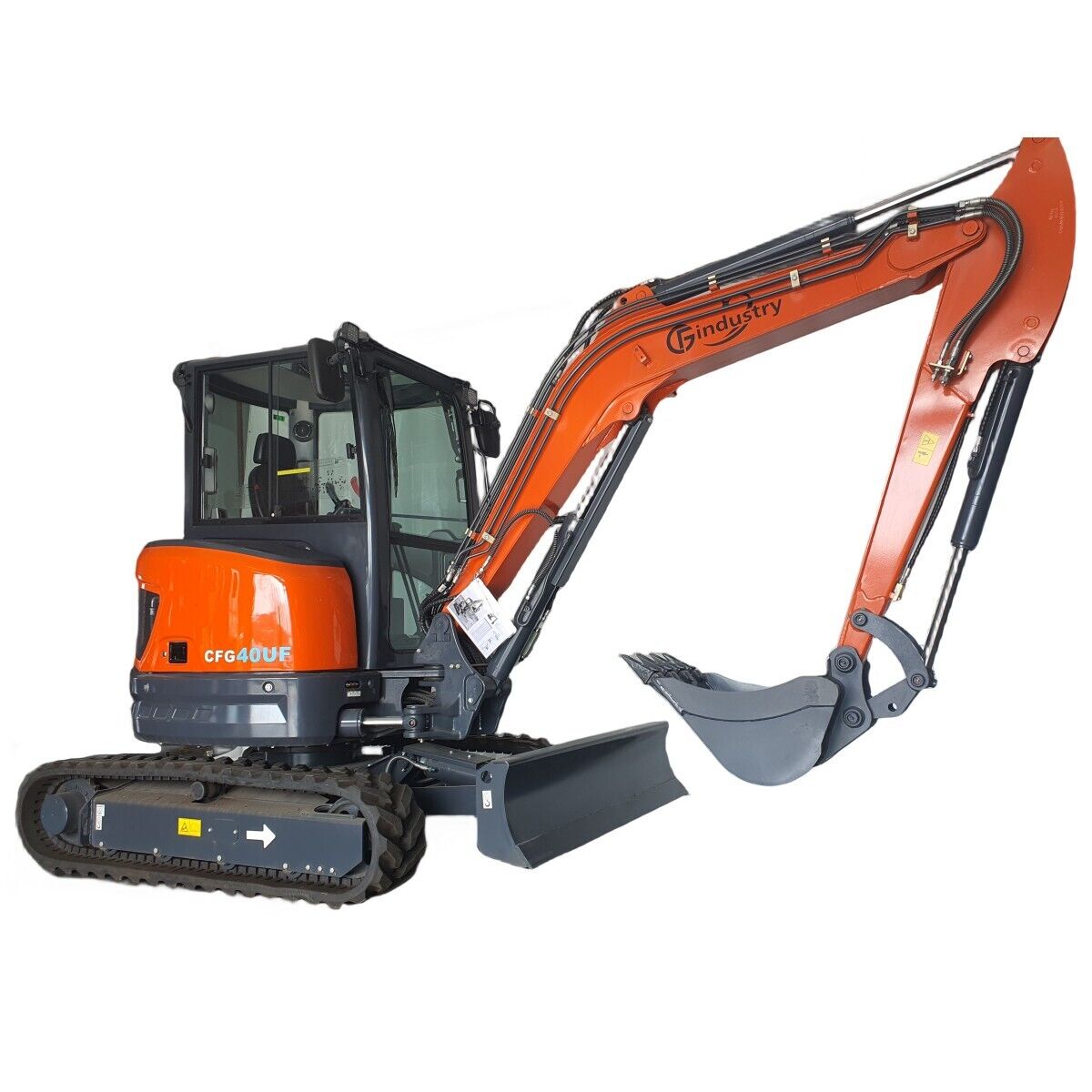 CFG 40UF Mini Excavator EPA KUBOTA Engine 3.85Ton Auxiliary Hydraulic Cab/Canopy