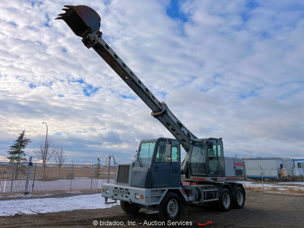 2007 Gradall XL4100 III 6×4 Highway Speed Wheeled Telescopic Excavator bidadoo