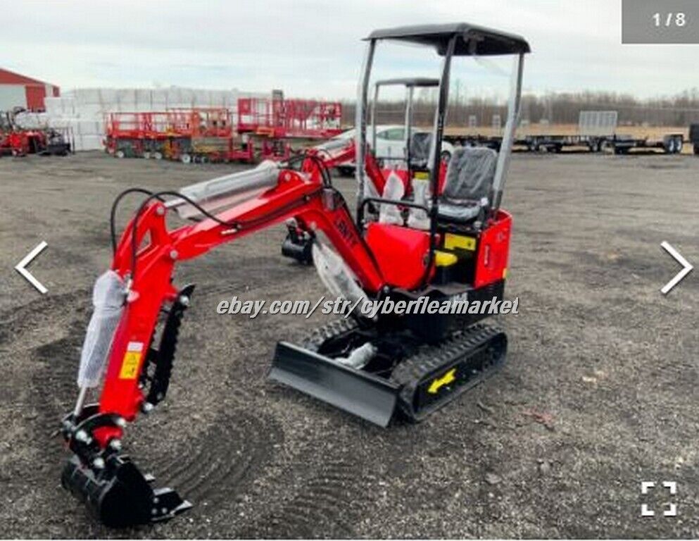 2023 LANTY LAT-13 Hydraulic Mini Excavator Crawler Blade Manual Thumb NEW