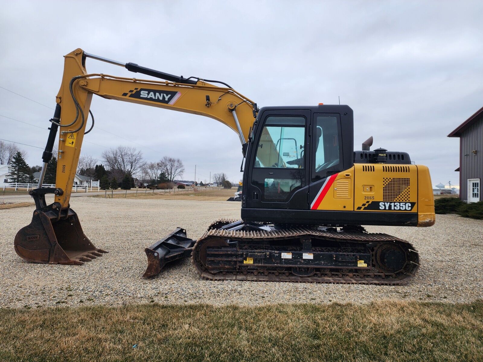 2019 SANY SY135C Track Excavator FINANCING + SHIPPING Cat Dozer Blade