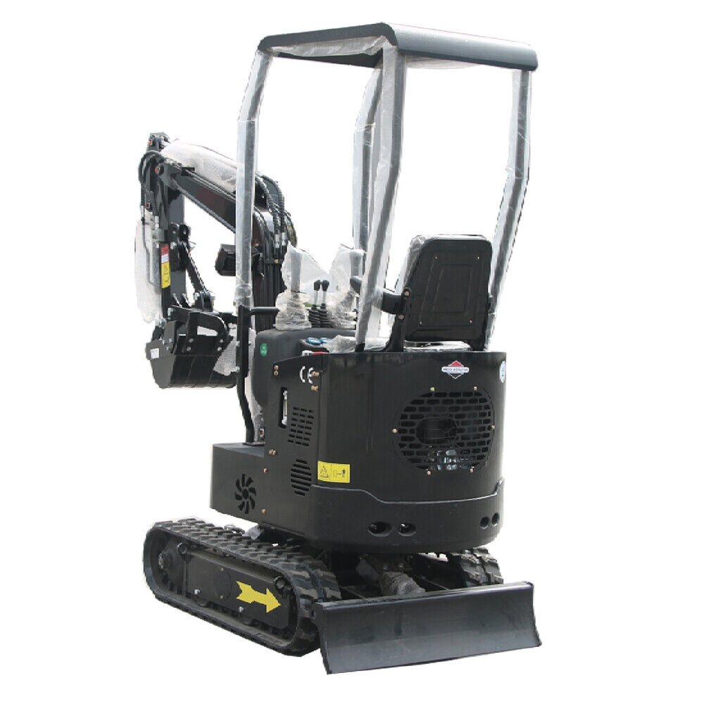 Hydraulic Mini Excavator 13.5 HP B&S Gas Engine Micro Digger Compact Crawler wit