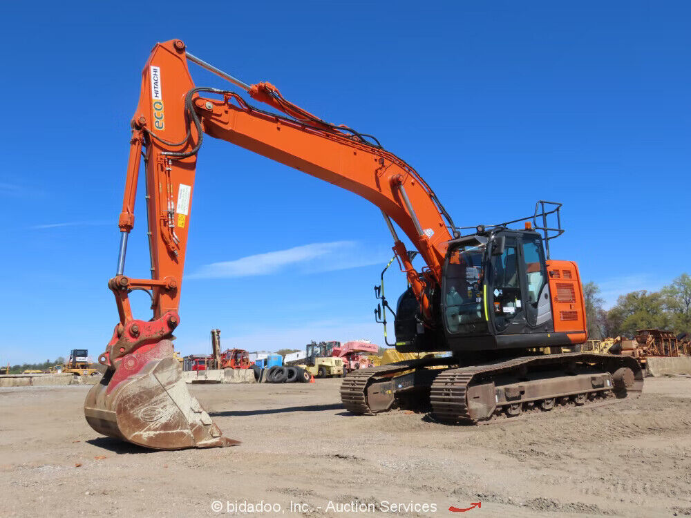2021 Hitachi ZX225USLC-6 Excavator Trackhoe Cab A/C Aux Hyd Q/C Isuzu bidadoo