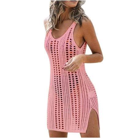 Babysbule Womens Swimwear Clearance, Swimsuit Cover Ups For Women V Neck Loose Beach Bikini Bathing Suit Sunscreen Shirt Cover Up