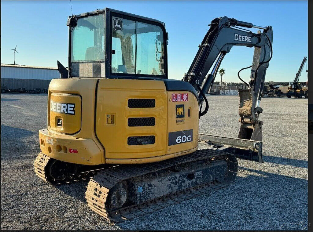 2018 John Deere 60G Mini Excavator 377 Hours 12ft Dig Depth 2018 John Deere 60G Mini Excavator 377 Hours 12ft Dig Depth