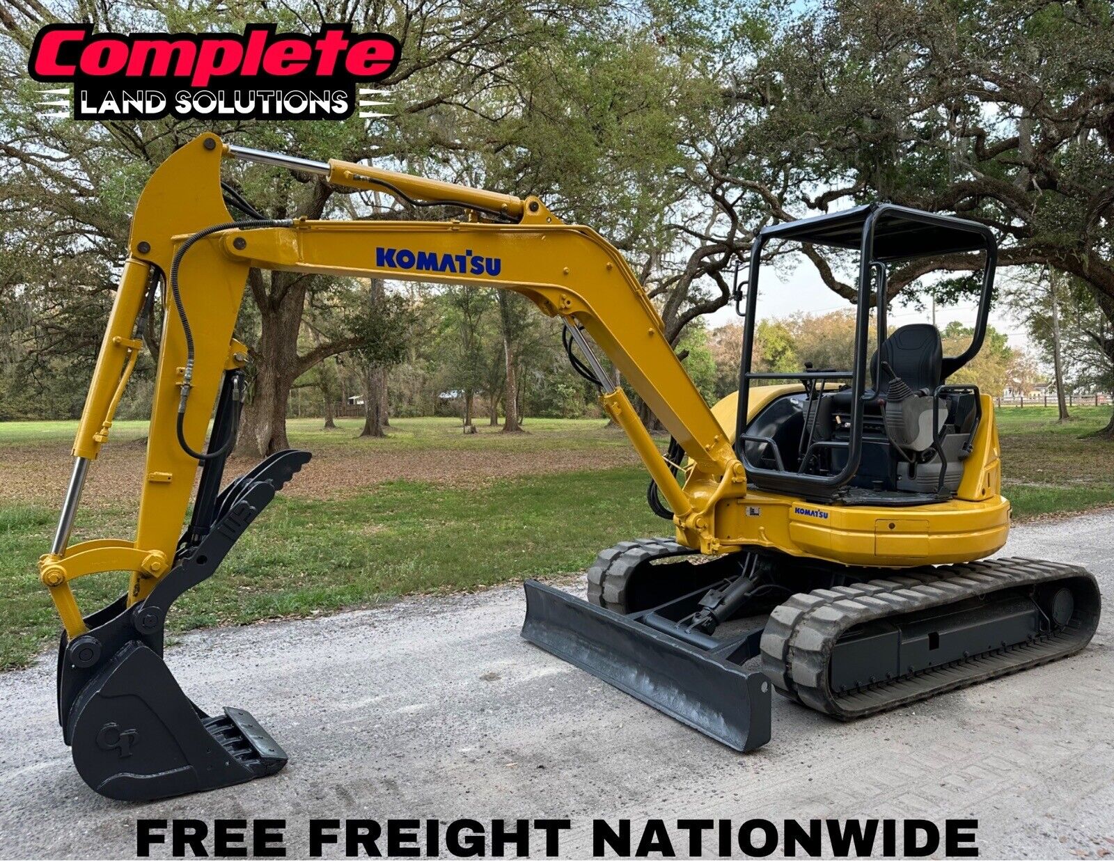 2004 KOMATSU PC45MR MINI EXCAVATOR – HYD THUMB – PRE EMISSIONS – FREE FREIGHT