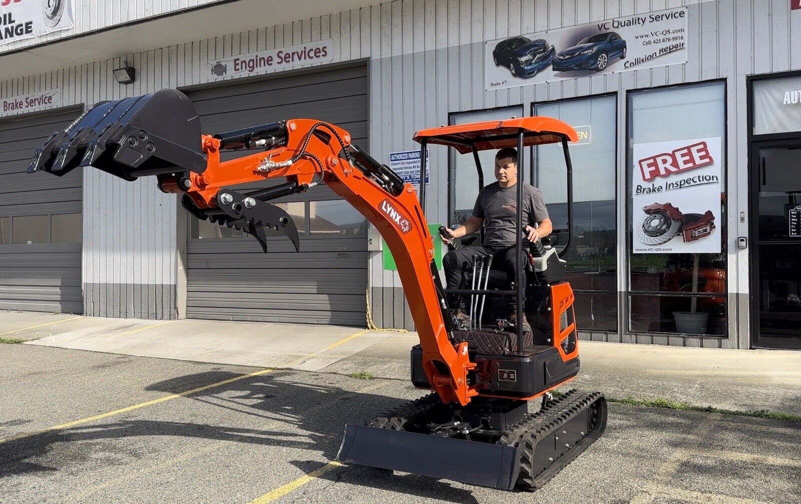 2024 LYNX SD16T MINI EXCAVATOR 16HP Rubber Tracks MINI DIGGER KUBOTA DIESEL OEM