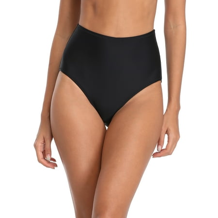 RELLECIGA Women’s Black High Waisted Bikini Bottom Tummy Control Swimsuit Bottom Size XX-Large RELLECIGA Women’s Black High Waisted Bikini Bottom Tummy Control Swimsuit Bottom Size XX-Large