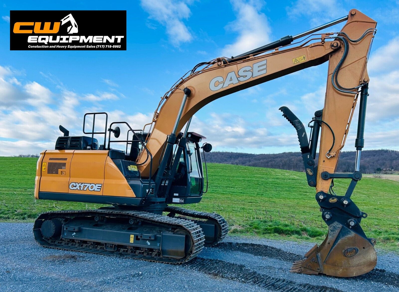 2023 Case CX170E Excavator, 275 HRS! WARRANTY, MINT!