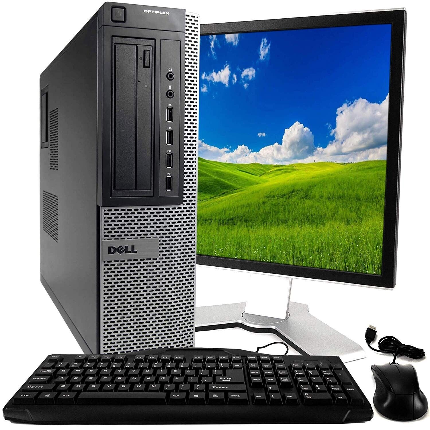Dell 790 Desktop with Dell 17″ LCD, Quad-Core CPU, & fully licensed Windows 7