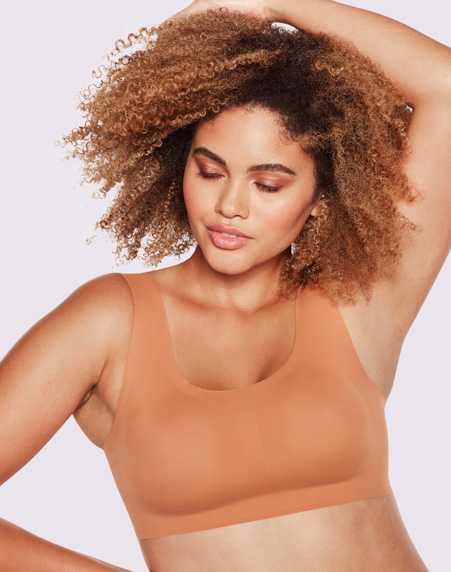 Bali Comfort Revolution EasyLite Wireless Bra Cinnamon Butter 2XL Women’s