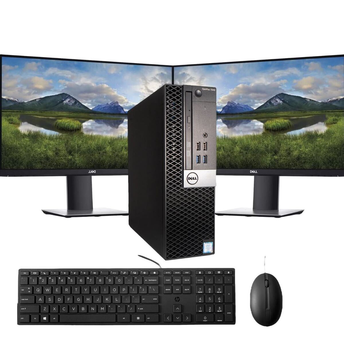 Dell Desktop Computer PC i7, up to 64GB RAM, 4TB SSD, 24″ LCDs, Windows 10/11