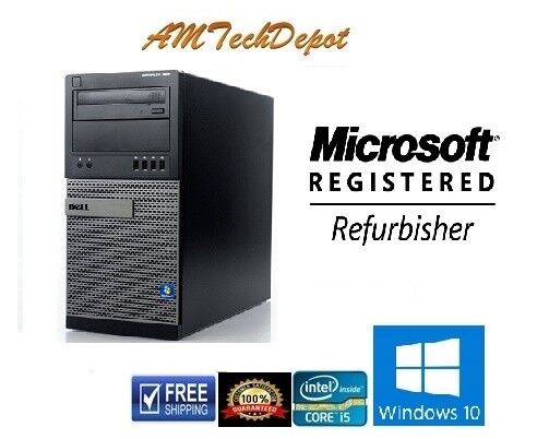 Dell Optiplex 790 Intel Core i5 3.1ghz 8GB Mem 1TB HDD Win10 Pro 64-BIT