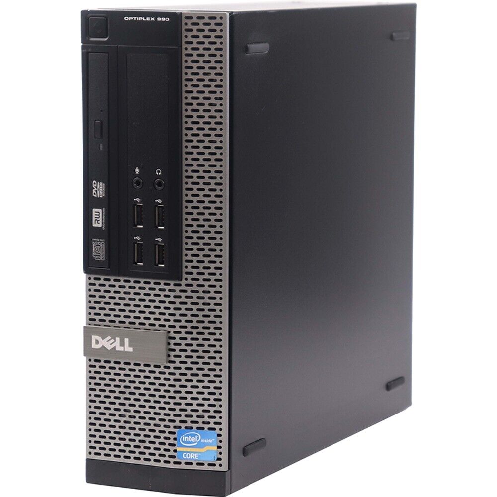 Dell Windows 10 Pro i5 PC SFF 16GB RAM 240GB SSD Wi-Fi DVD/RW
