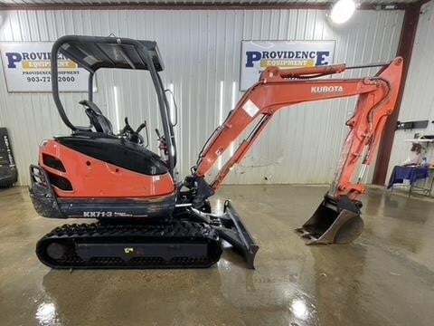 2013 KUBOTA KX71-3 OROPS STRAIGHT BLADE MINI COMPACT TRACK EXCAVATOR