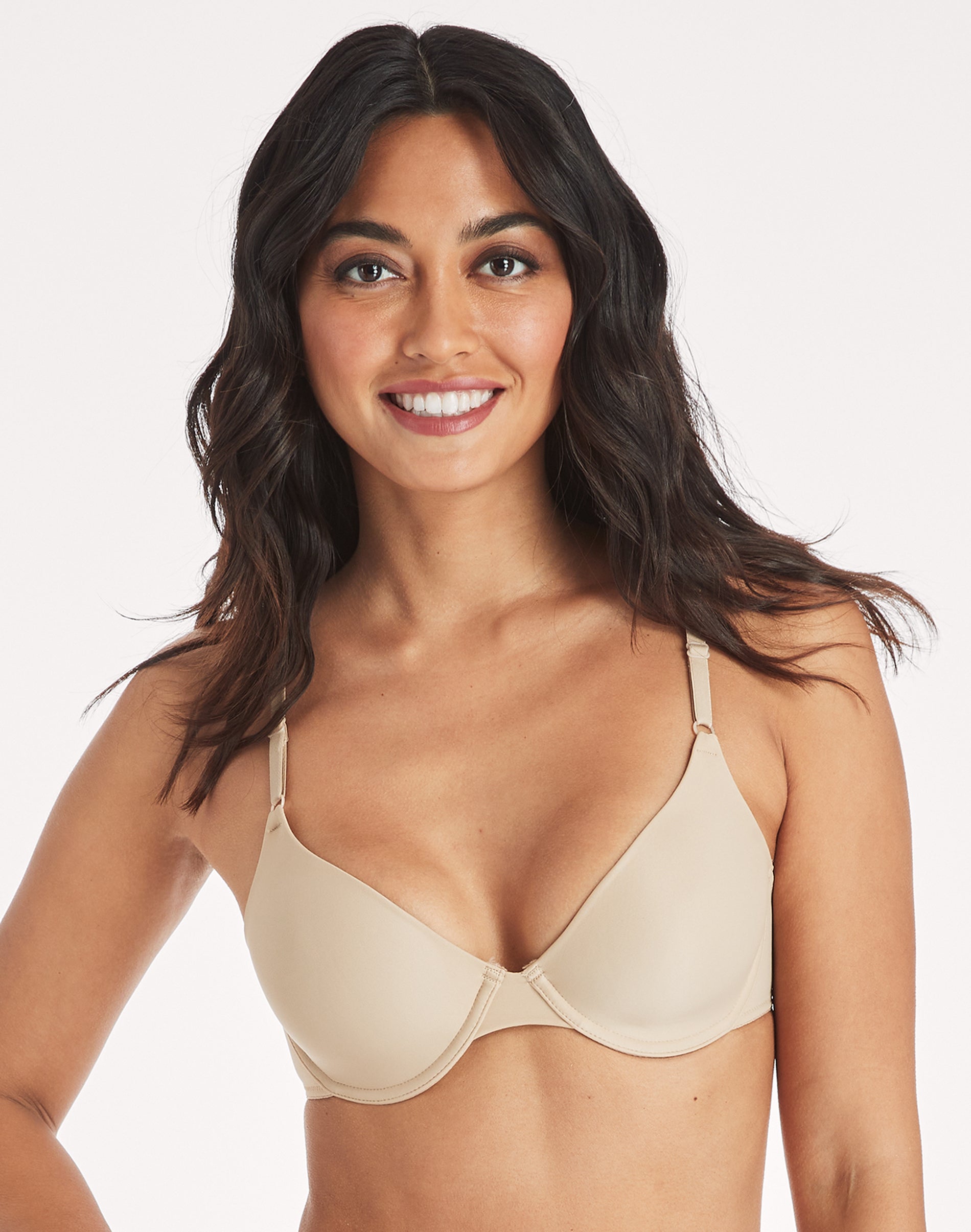 Maidenform One Fab Fit Everyday Demi Underwire Bra Body Beige 38D Women’s