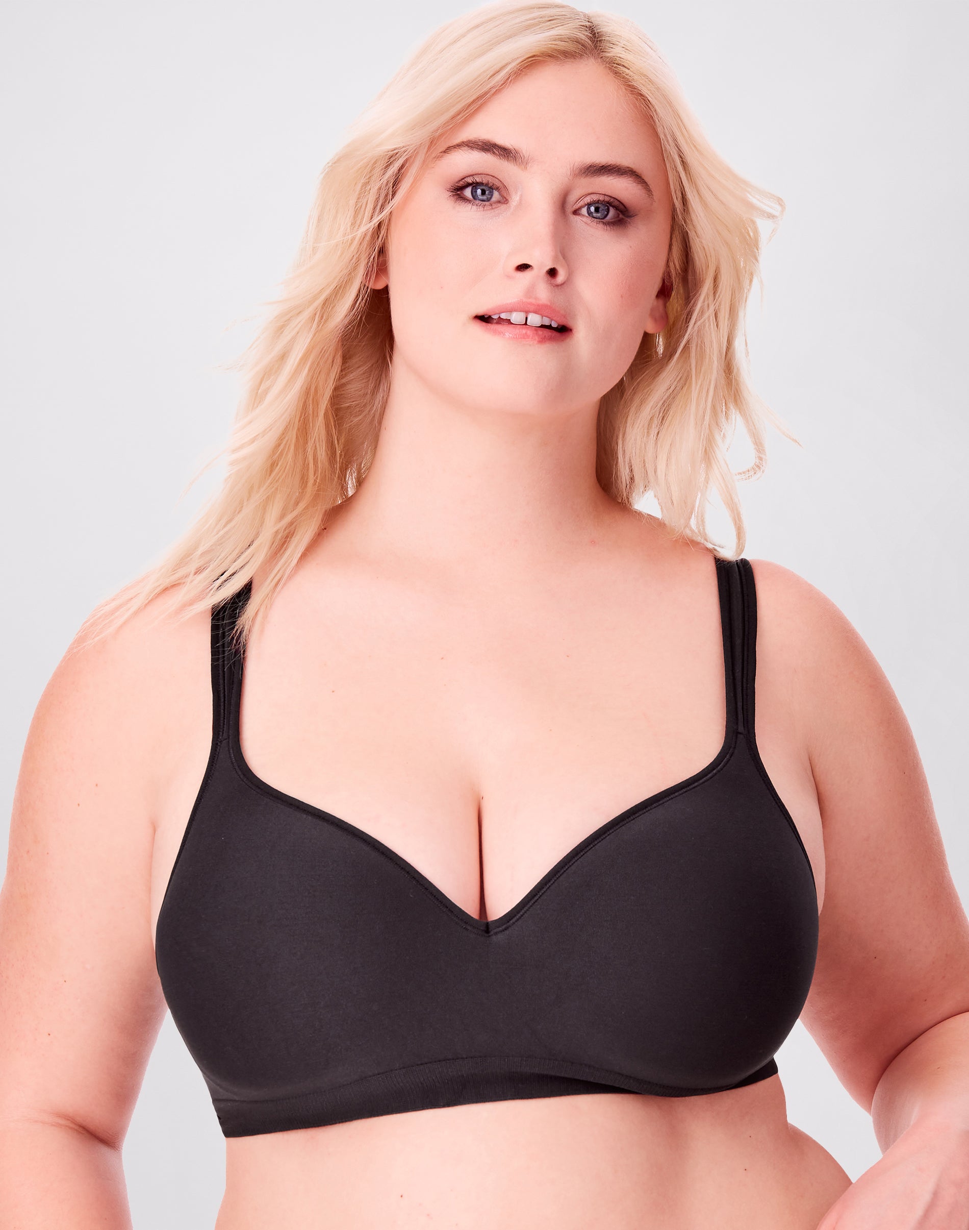 Bali Comfort Revolution Wireless Bra Black 42D Women’s