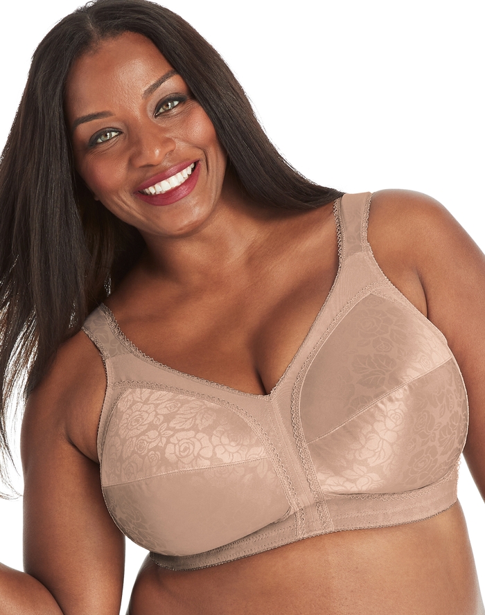 Playtex 18 Hour Ultimate Shoulder Comfort Wireless Bra Cafe Au Lait 42DDD Women’s